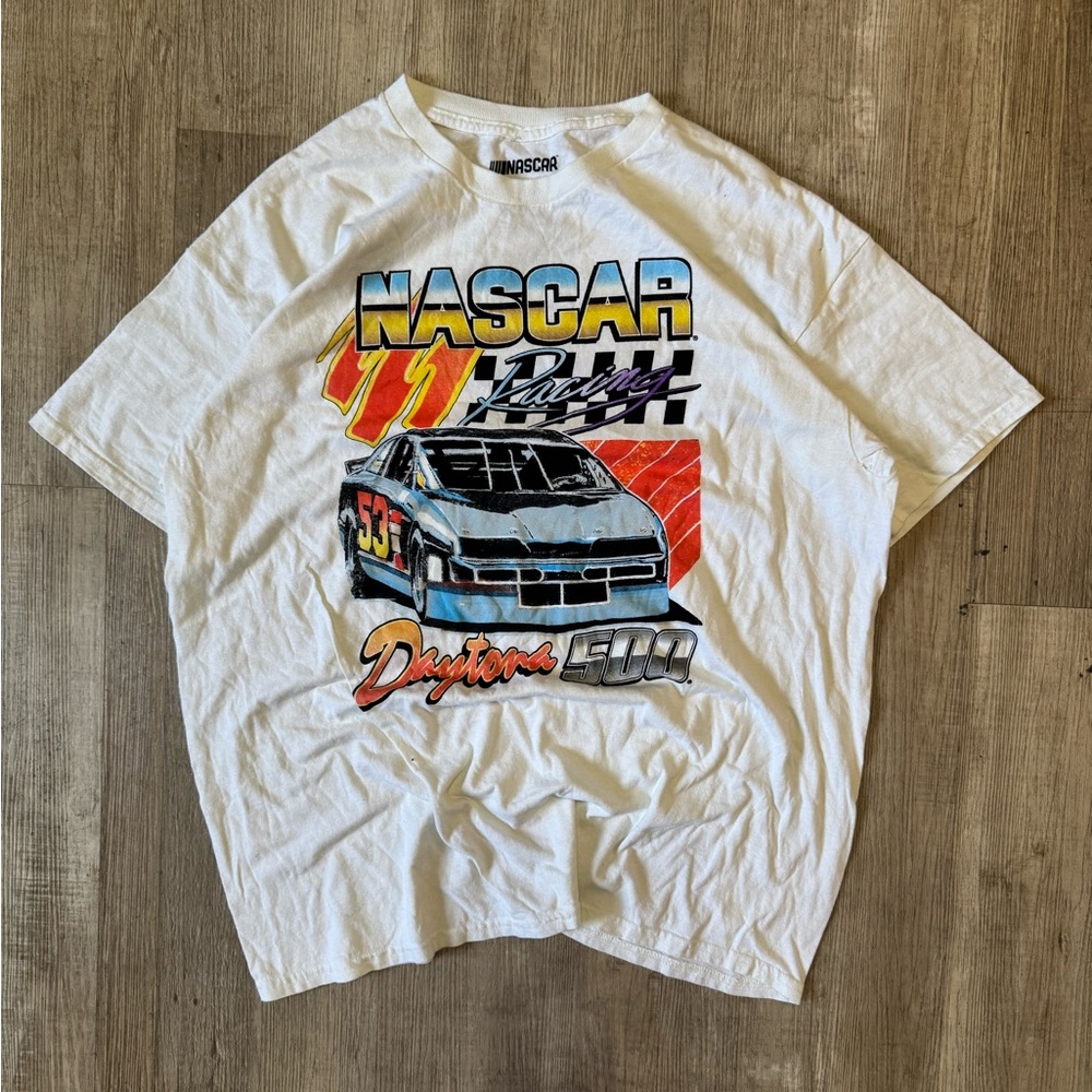 boxy nascar graphic tee